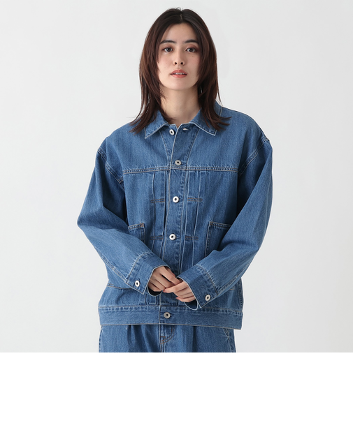 オーガビッツミドル丈デニムジャケット