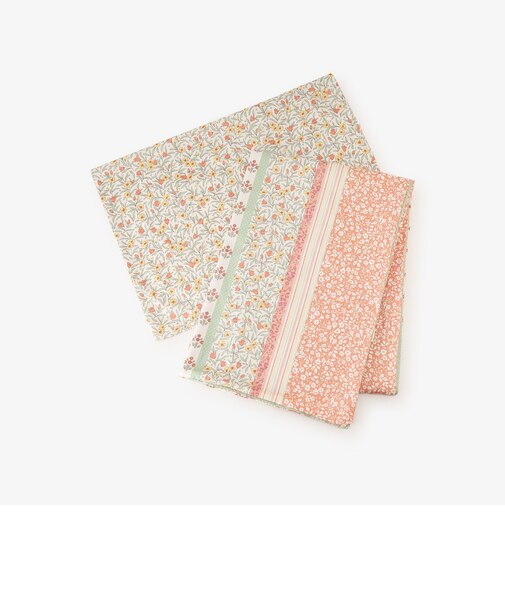 フラワーウォッシャブルキルトベッドセット