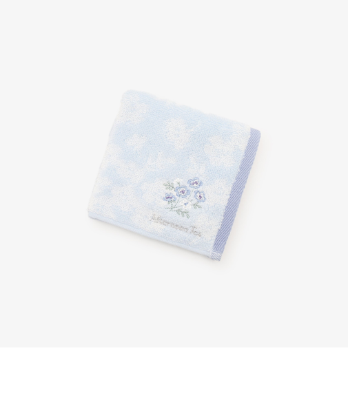 シーズンフラワージャカードミニタオル