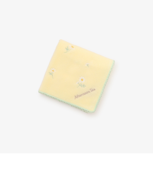 シーズンフラワー刺繍ミニタオル
