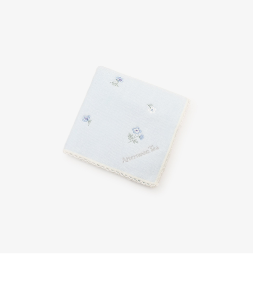 シーズンフラワー刺繍ミニタオル