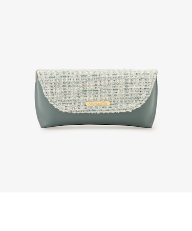 ツイード眼鏡ケース