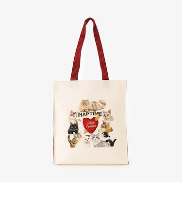 トートバッグマチ付き/Cat's NapTime