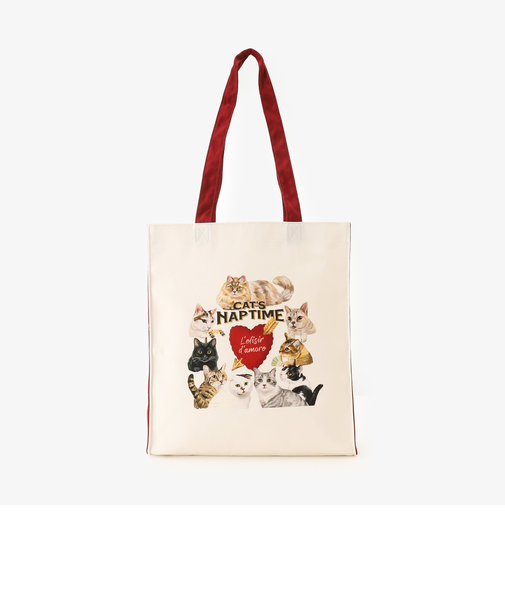トートバッグマチ付き/Cat's NapTime