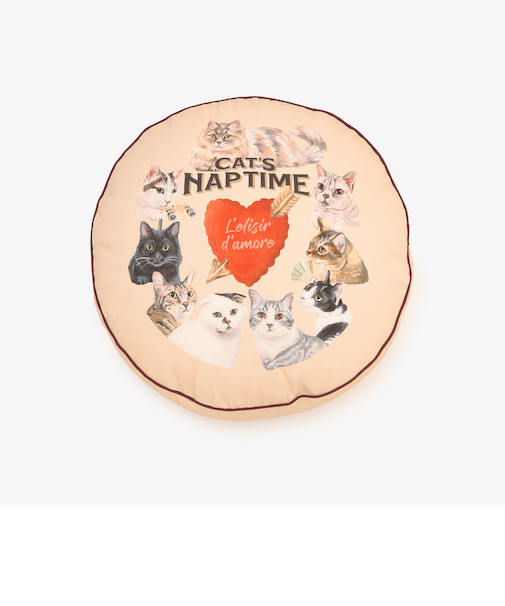 【WEB限定】フロアクッション/Cat's NapTime