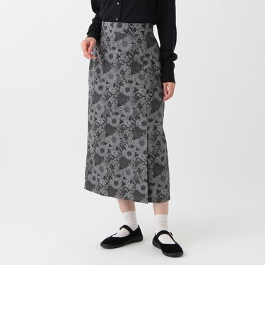 Iラインスカート/リバティプリント