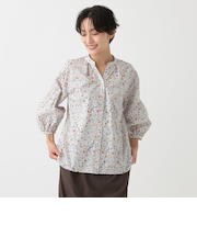 【WEB限定】タックブラウス/リバティプリント