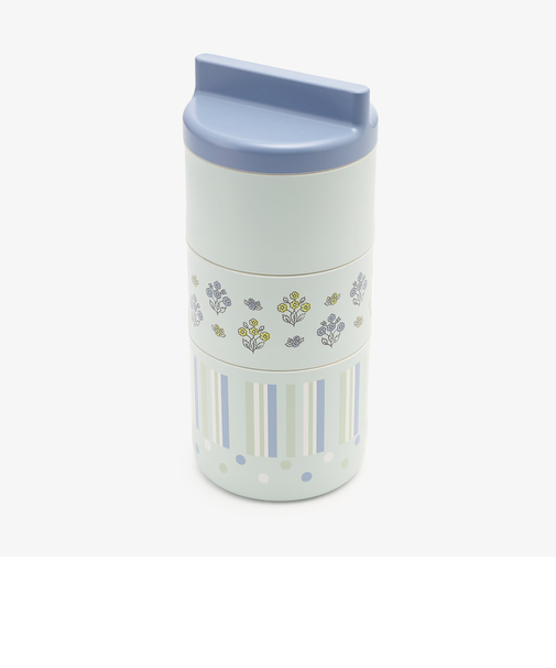 山中塗フラワー3段ランチボックス