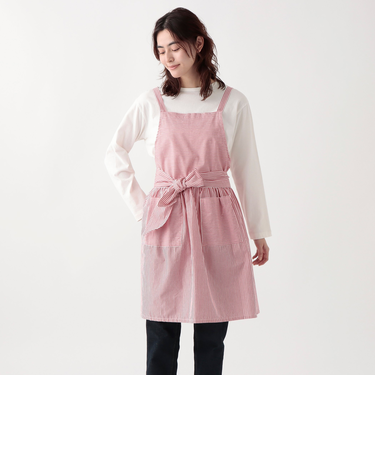 ストライプエプロン