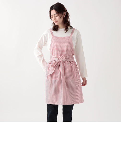 ストライプエプロン