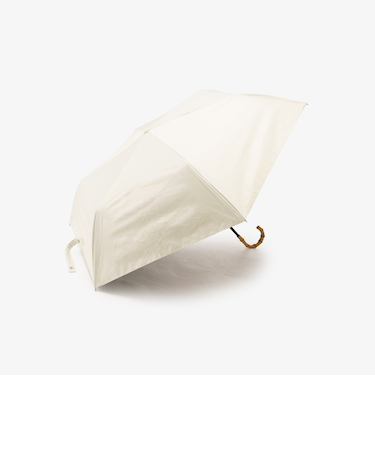 【UVカット率・遮光率100%生地使用】ロゴ刺繍晴雨兼用折りたたみ傘 日傘