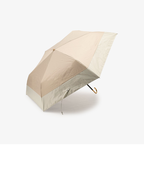 UVカット率・遮光率100%生地使用】パイピングバイカラー晴雨兼用