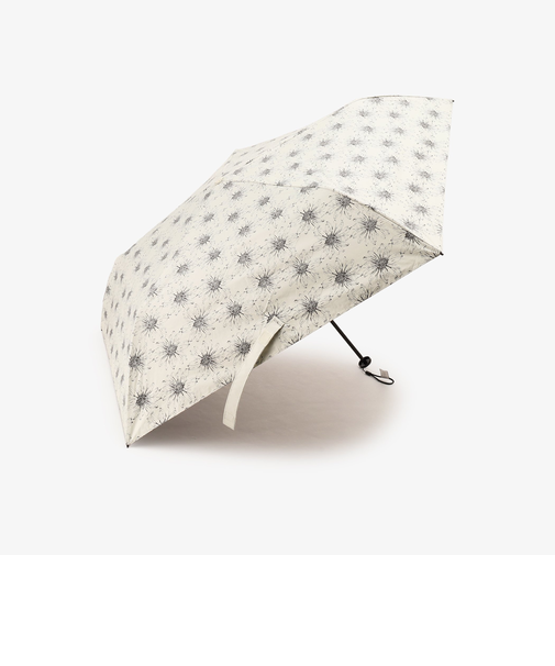 【UVカット率・遮光率100%生地使用】マーガレット軽量晴雨兼用折りたたみ傘 日傘