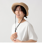 洗える小ツバUVハット