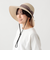 洗えるシンプルリボンUVハット