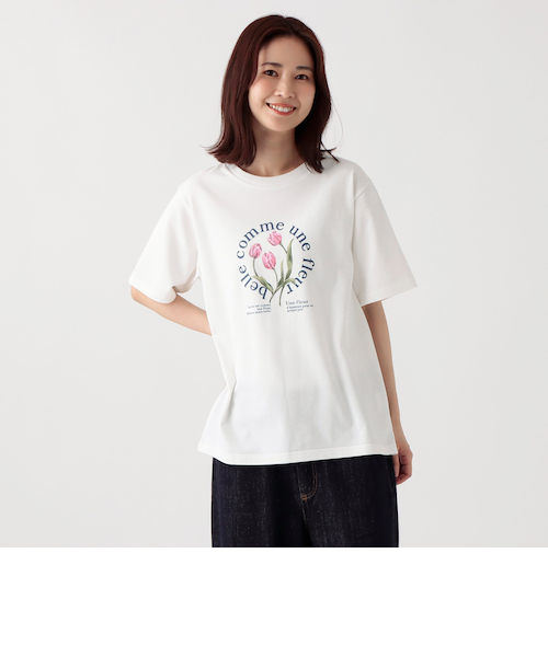 フラワーTシャツ/チューリップ｜アフタヌーンティー・リビングの
