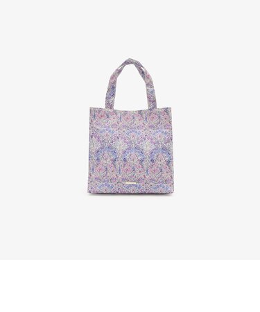 スクエアミニトートバッグ/リバティプリント