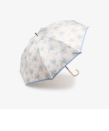 【UVカット率・遮光率100%生地使用】紫陽花 晴雨兼用長傘 日傘