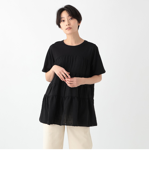ティアードコンビプルオーバー