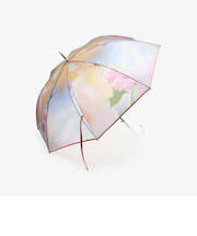 フラワー＆スカイクリア長傘 雨傘