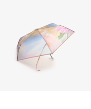 フラワー＆スカイクリア折りたたみ傘 雨傘