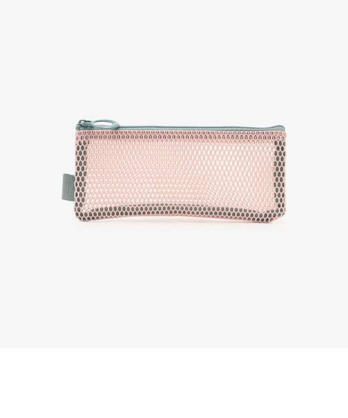 バイカラーメッシュペンケース