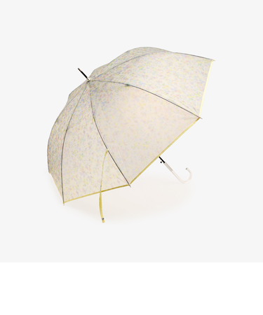 小花クリア長傘 雨傘