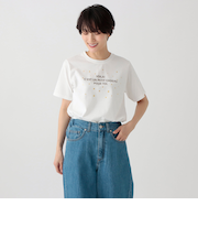 スター箔プリントTシャツ