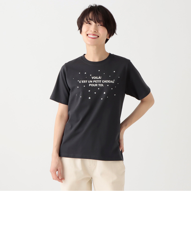 スター箔プリントTシャツ