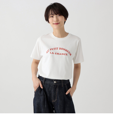 タイポグラフィープリントTシャツ