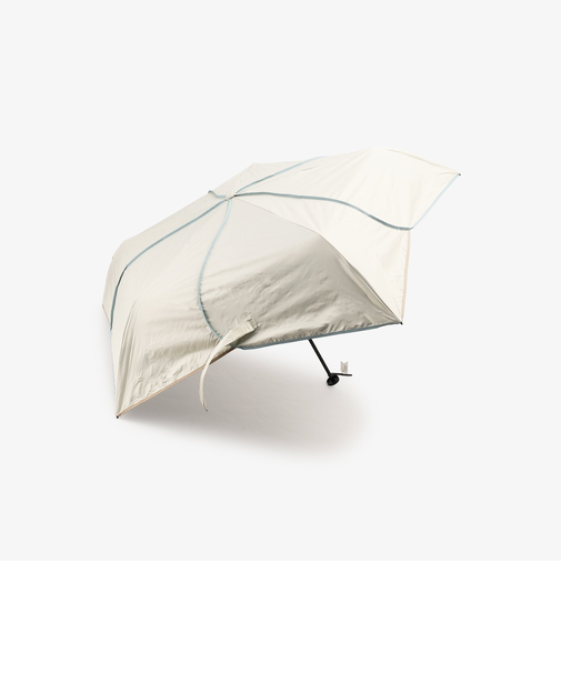 バイカラー晴雨兼用折りたたみ傘 日傘