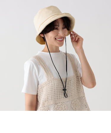 デニムエッジアップUVハット