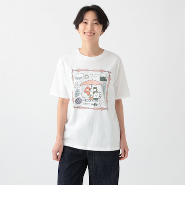 プリントTシャツ/ナガキパーマ