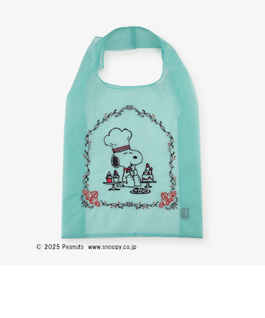 刺繍オーガンジーバッグ/PEANUTS