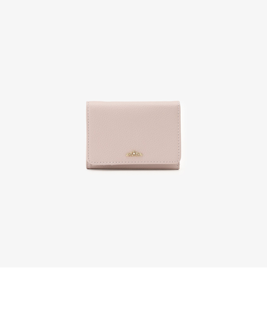 フラワーチャーム付き本革ミニ財布/Afternoon Tea PREMIUM