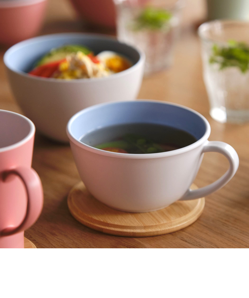 山中塗抗菌スープマグカップ