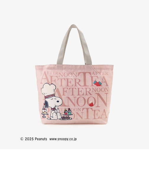 スリットポケット付きロゴバッグS/PEANUTS