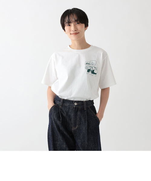 風神雷神図屏風デート プリントTシャツ ２枚 びじゅチューン！アフタヌーンティー プリントTシャツ/風神雷神図屏風デート/びじゅチューン