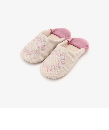 刺繍バブーシュ