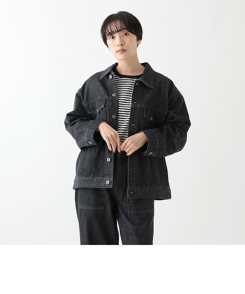 オーガビッツデニムミドルジャケット