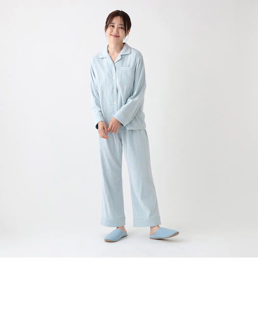カラーガーゼパジャマセット
