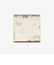 フラワー卓上水彩カレンダー