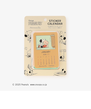 ステッカーカレンダー/PEANUTS