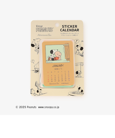 ステッカーカレンダー/PEANUTS