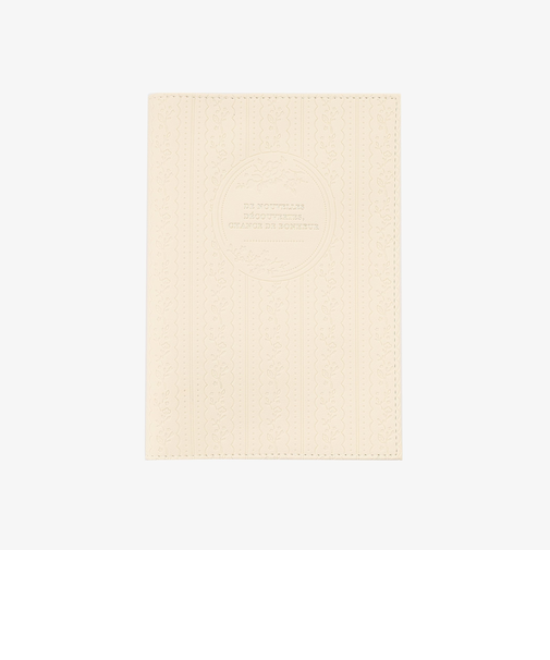 型押しレースダイアリーカバー B6