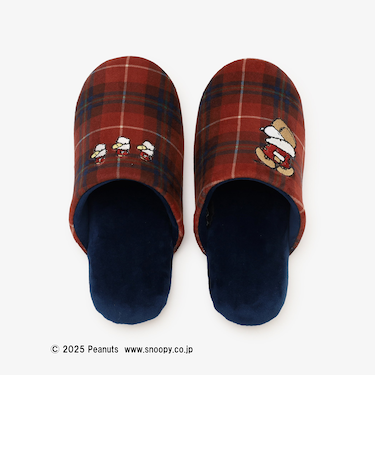 ルームシューズ/PEANUTS/Afternoon Tea Original Tartans
