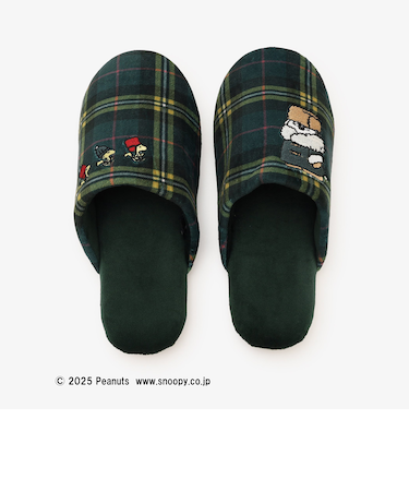 ルームシューズ/PEANUTS/Afternoon Tea Original Tartans
