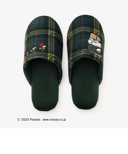 ルームシューズ/PEANUTS/Afternoon Tea Original Tartans