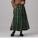タータンチェック柄タックスカート/Afternoon Tea Original Tartans
