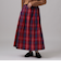 タータンチェック柄タックスカート/Afternoon Tea Original Tartans